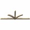 Ekena Millwork Redmond Rough Sawn Timber Gable Bracket, Douglas Fir, 108"W x 40"H x 4"D x 4"F, 9/12 Pitch GBW108X40X0404RED00RDF - alternate 5